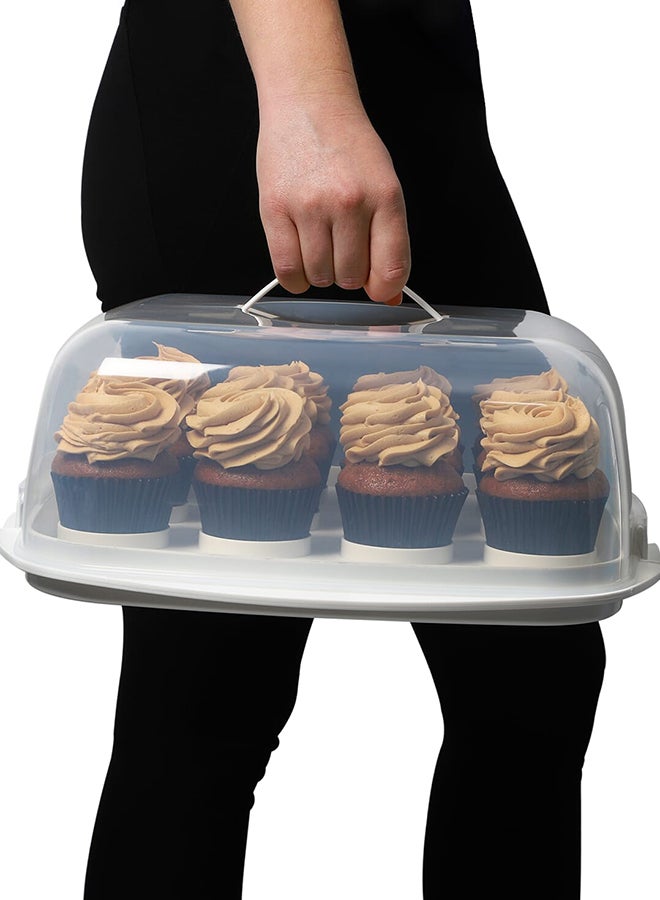 sistema - Cake Box With Lid White - Image 1