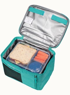 sistema Sistema Mega Fold Up Cooler Bag Teal : Cooling Solution - Spacious - Insulated - Portable and Convenient - Versatile Blue  - Image 5