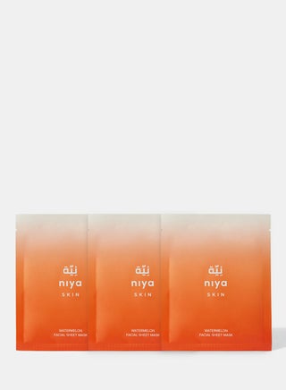 Pack Of 3 Hydrating Glow Sheet  Masks For The Skin Watermelon 60 ml 25ml - v1661432364/N29289097A_1
