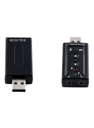 7.1 Channel USB External Sound Card Audio Adapter Black - v1661507349/N12411460A_1