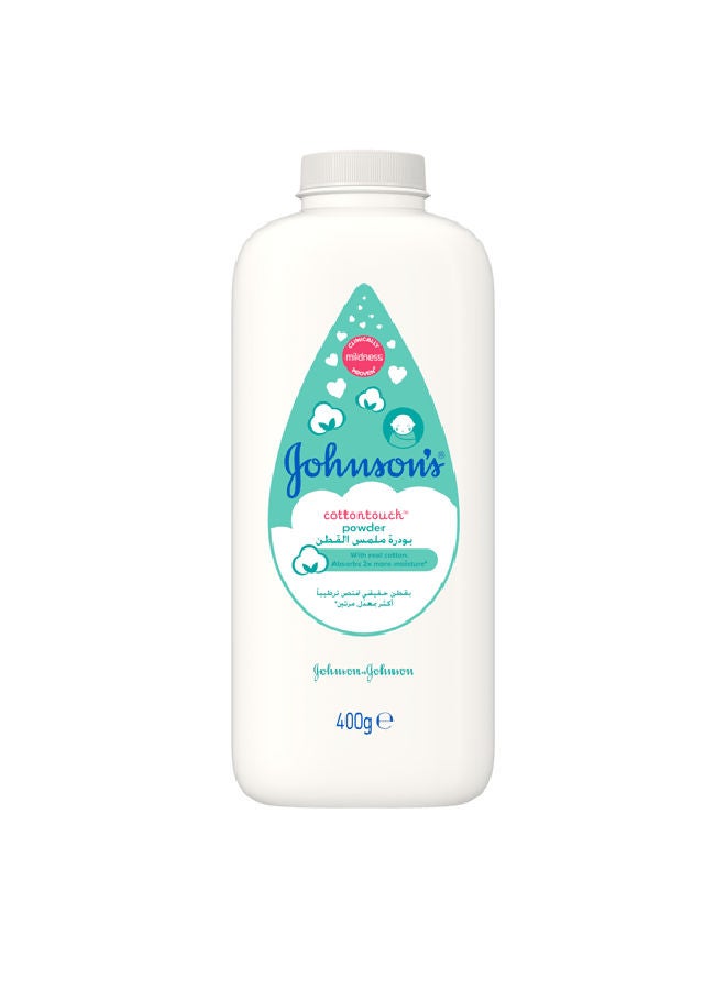 Johnson's - Newborn Baby Powder - Cottontouch , Absorbs 2 x More Moisture - 400G, GI24021305 - Image 1