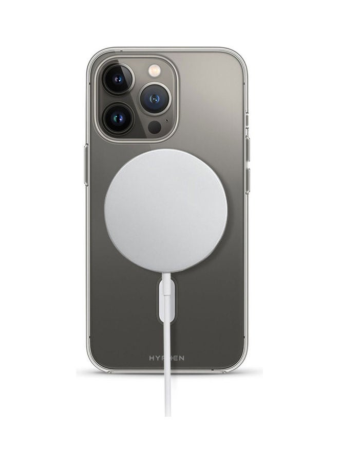 HYPHEN - AIRE MagSafe Clear Case - iPhone 14 Pro Max - 6.7,TPU Protective Case,Shock-Absorption Flexible Case,Wireless Charging Compatible.Enhanced grip and slip resistance CLEAR - Image 1