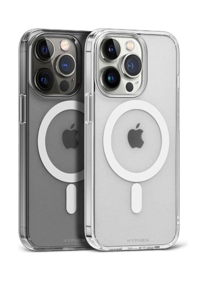 HYPHEN - AIRE MagSafe Clear Case - iPhone 14 Pro Max - 6.7,TPU Protective Case,Shock-Absorption Flexible Case,Wireless Charging Compatible.Enhanced grip and slip resistance CLEAR - Image 1