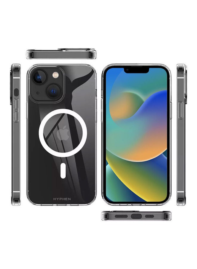 HYPHEN AIRE MagSafe Clear Case - iPhone 14 - 6.1,TPU Protective Case,Shock-Absorption Flexible Case,Wireless Charging Compatible.Enhanced grip and slip resistance CLEAR  - Image 5