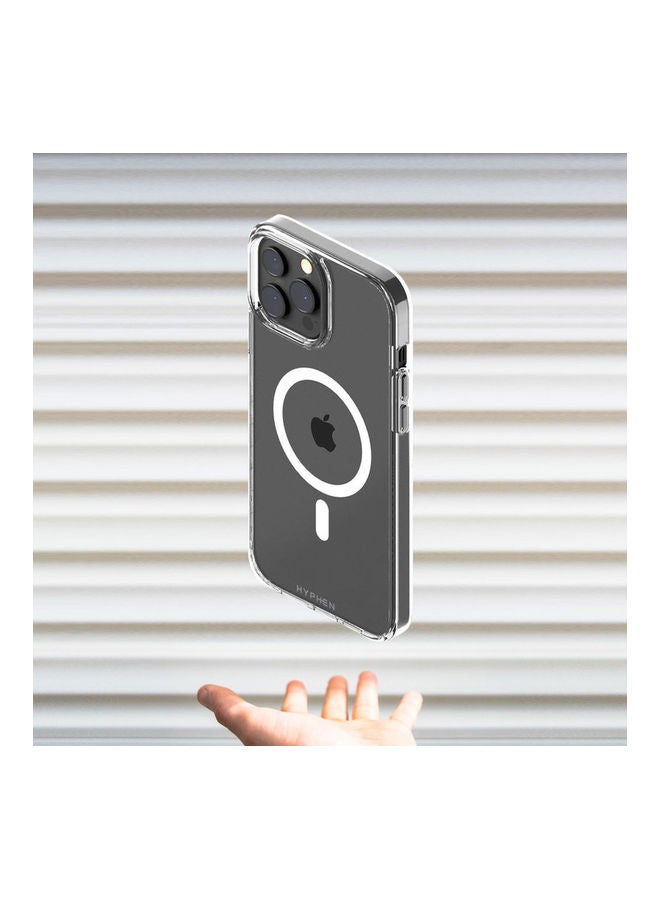 HYPHEN AIRE MagSafe Clear Case - iPhone 14 Pro - 6.1,TPU Protective Case,Shock-Absorption Flexible Case,Wireless Charging Compatible.Enhanced grip and slip resistance CLEAR - Image 4