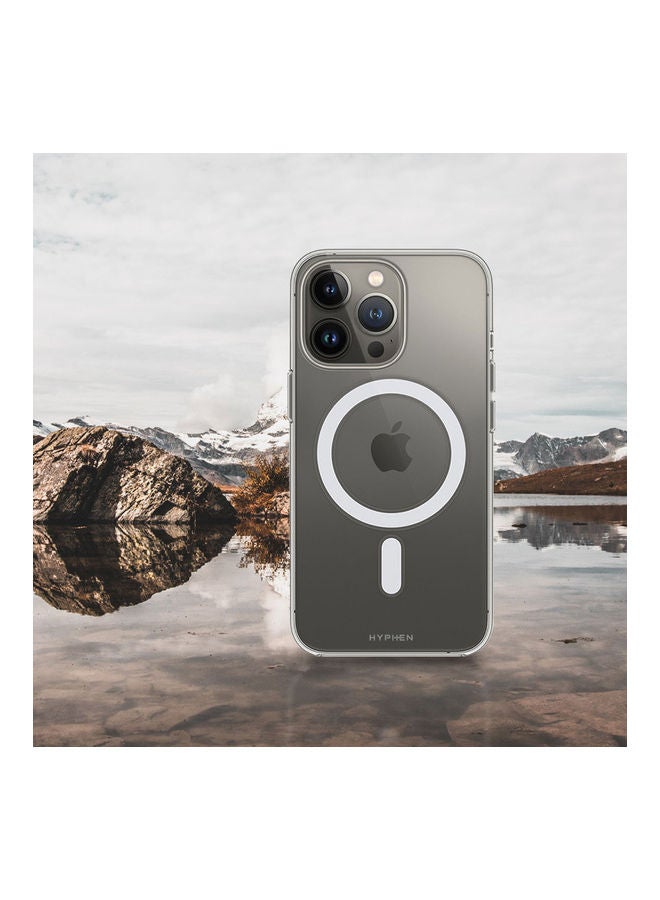 HYPHEN AIRE MagSafe Clear Case - iPhone 14 Pro - 6.1,TPU Protective Case,Shock-Absorption Flexible Case,Wireless Charging Compatible.Enhanced grip and slip resistance CLEAR - Image 5