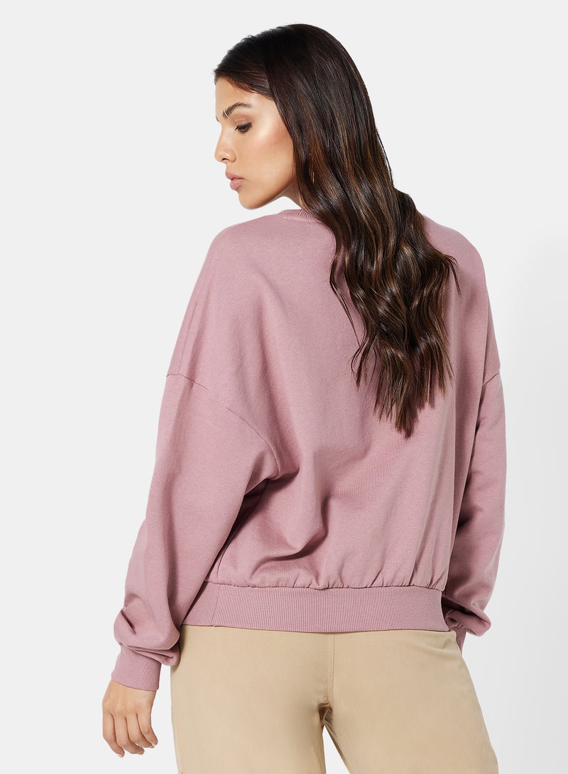 Oversized Sweatshirt Pink - v1661518040/N49259339V_2