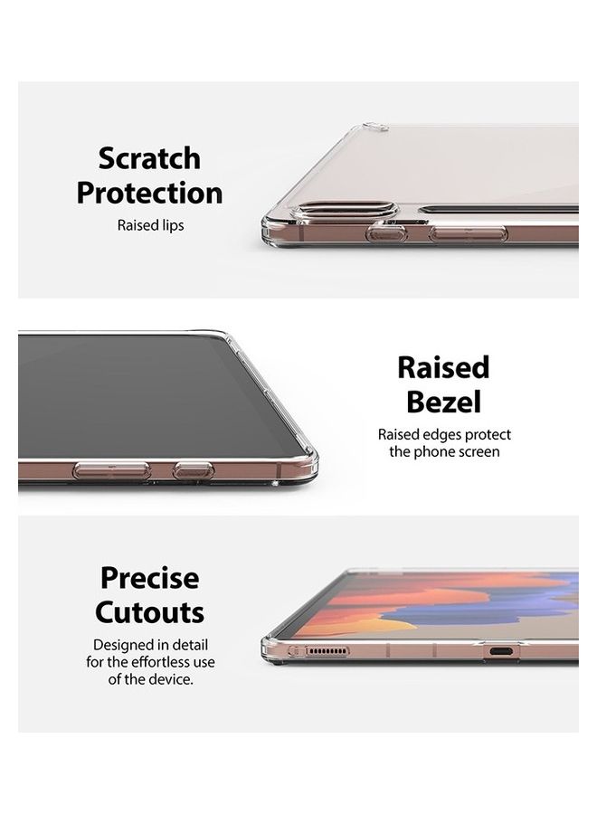 Fusion Compatible With Samsung Galaxy Tab S8 Plus (2022)/S7 Plus (2020) Case Clear