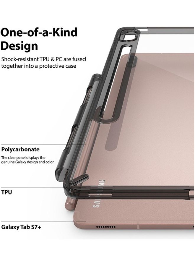 Fusion Compatible With Samsung Galaxy Tab S8 Plus (2022)/S7 Plus (2020) Case Clear