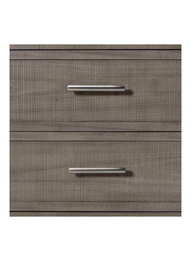 ايب اند فلو طاولة تزيين بتصميم فاخر مناسبة لوضع مستحضرات التجميل في غرفة النوم وتصفيف الشعر، لون رمادي طاولة زينة - رمادي 183x86x46سم - Image 5