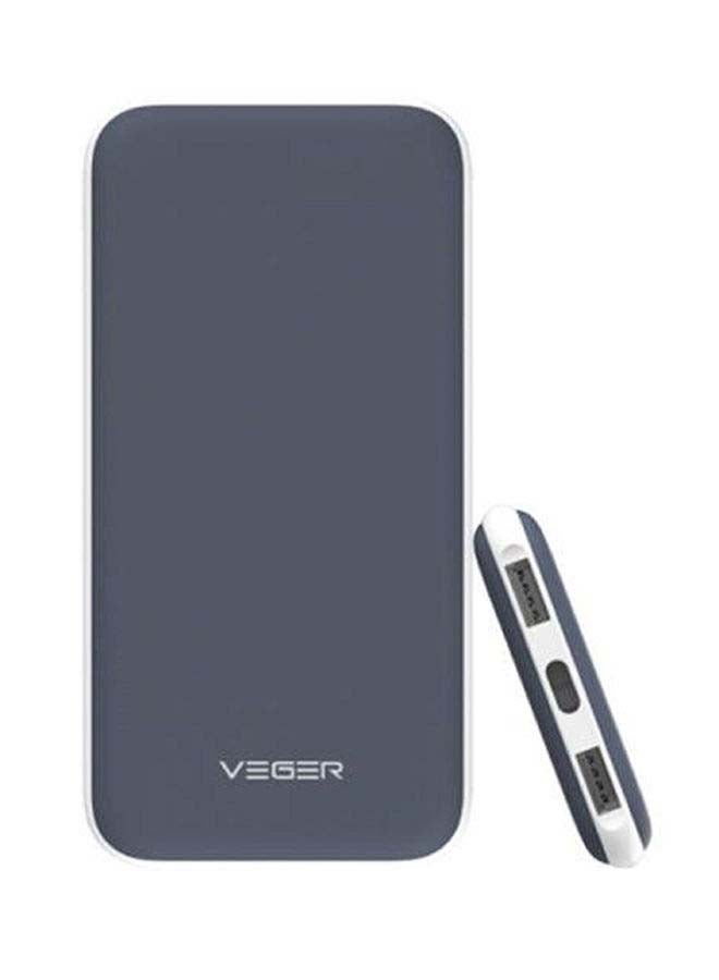 فيجير باور بانك مزود بمنفذيّ USB 25000.0 mAh أسود/ أبيض  - Image 1
