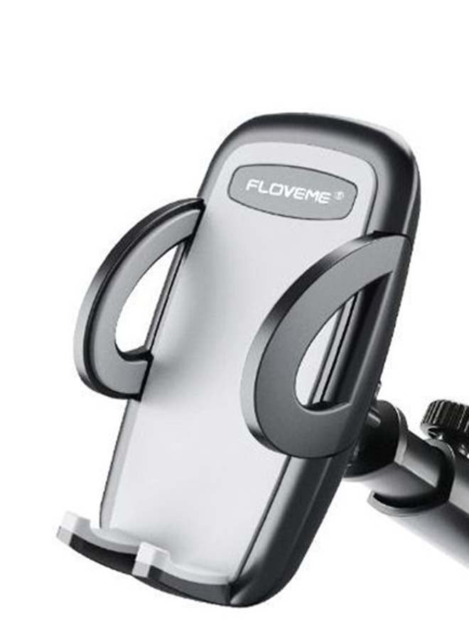 FLOVEME Windshield Car Dashboard Phone Holder Stand Silver/Grey - Image 3