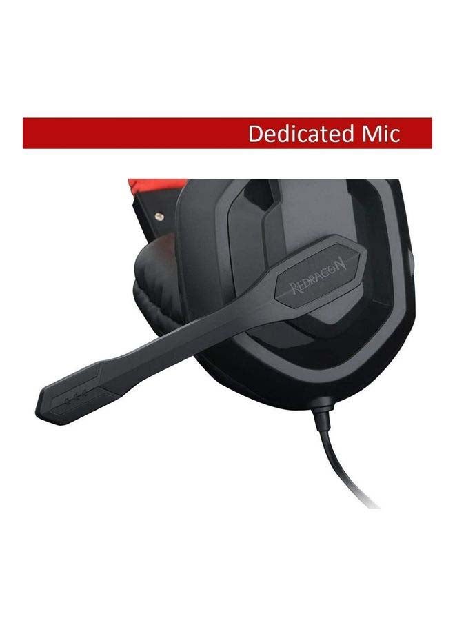 REDRAGON - H120 Ares Gaming Headset | Microphone and Volume Control | PC / Mobiles / PS4 - Image 1