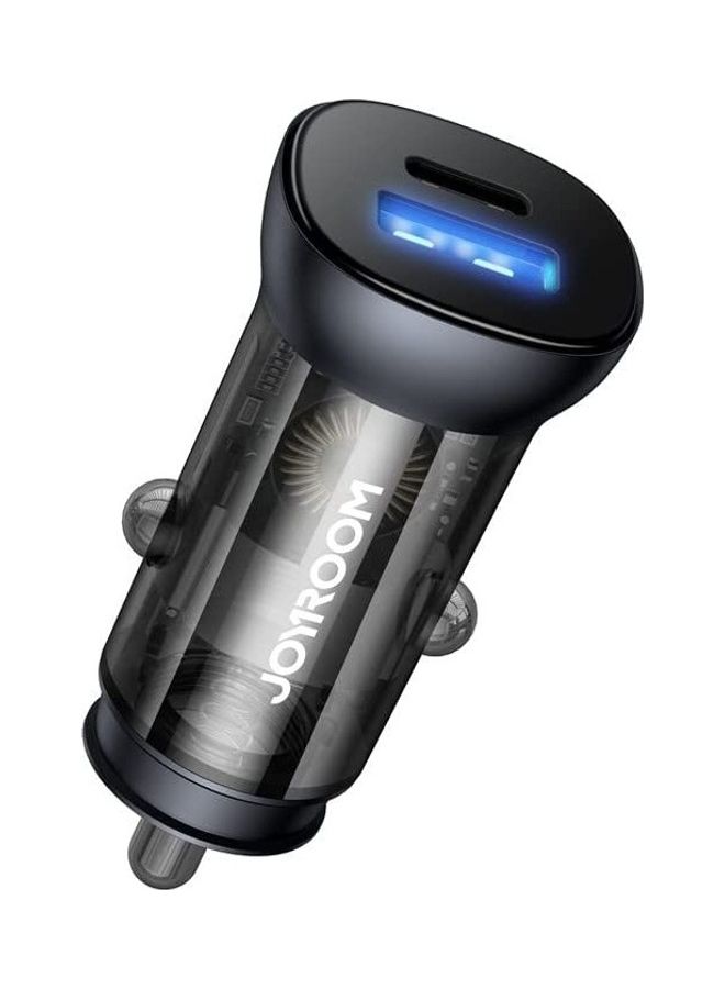 C-A42 2-Port Car Charger PD38W/QC3.0 Black