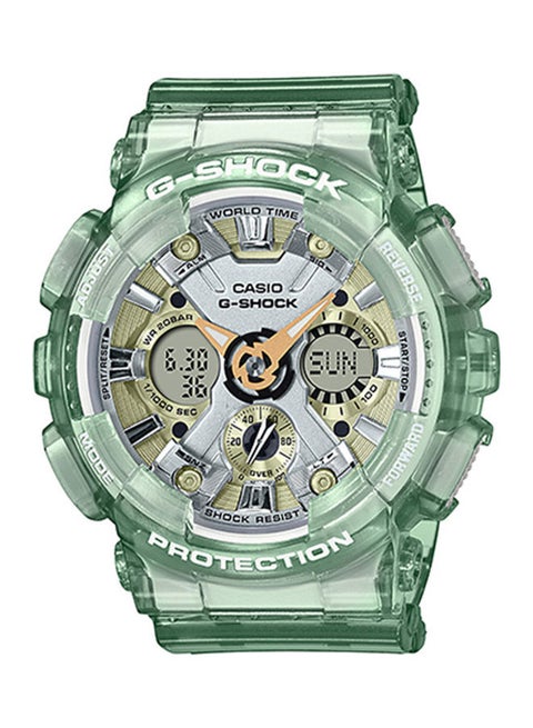 Women's Analog Plus Digital Round Water Resistance Wrist Watch GMA-S120GS-3ADR