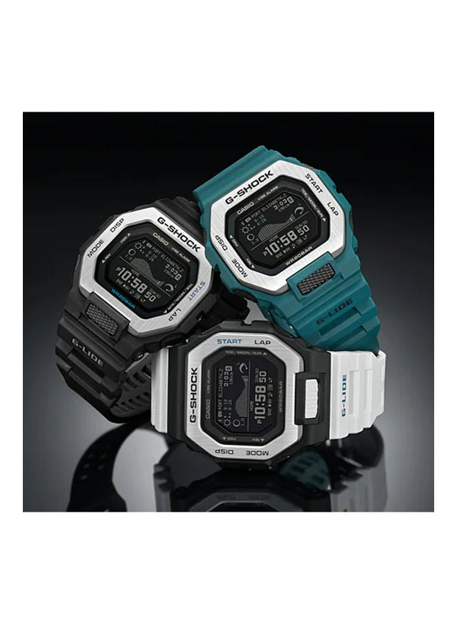 Men's Digital Square Water Resistance Wrist Watch GBX-100-2DR