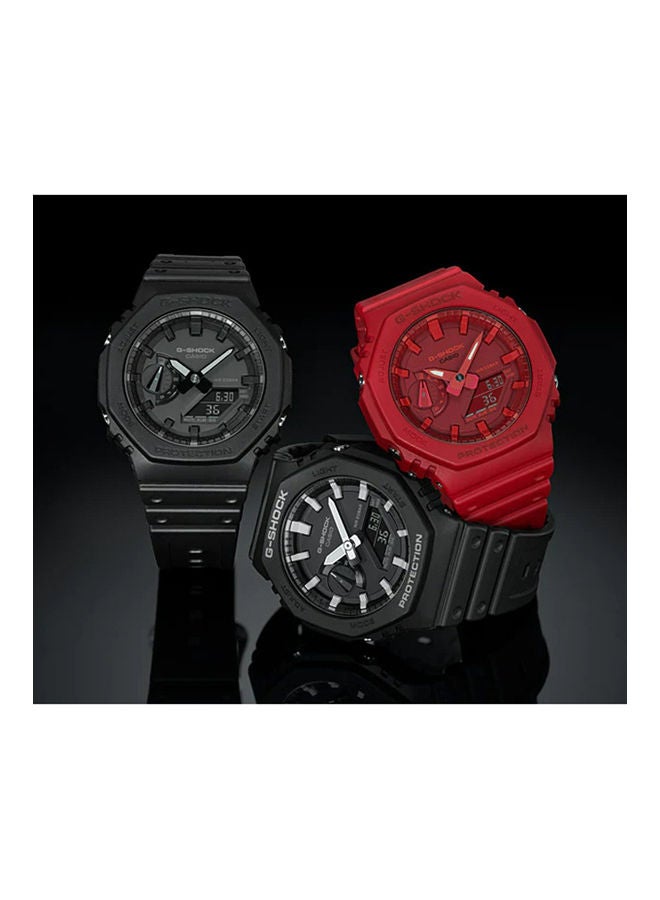 جي شوك ساعة يد رقمية مقاومة للماء بتصميم ثماني الأضلاع GA-2100-1ADR - Image 3