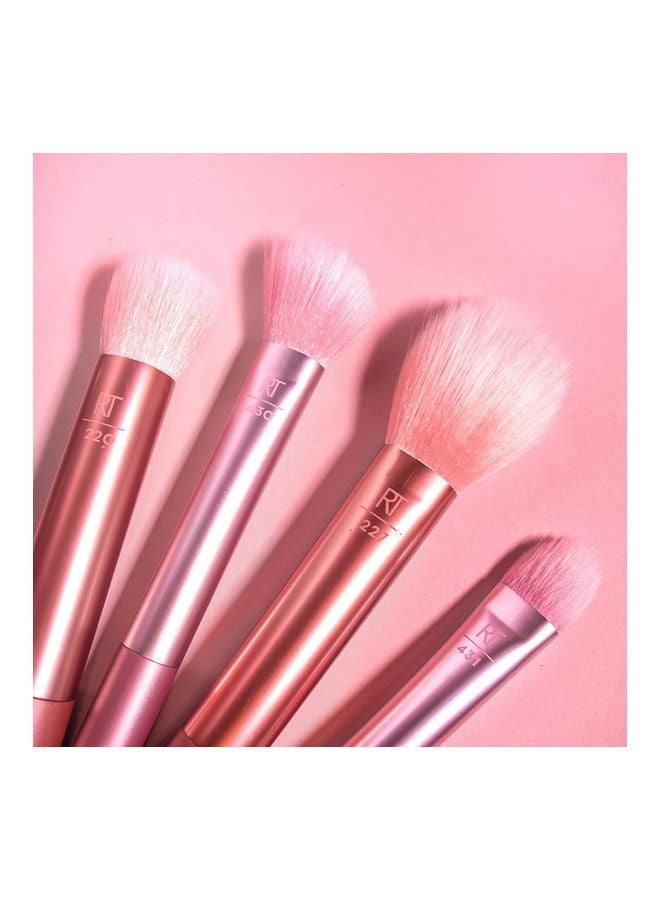 REAL TECHNIQUES - Sculpt & Shape Dual Ended 2-in-1 Makeup Brush and ight Layer Complexion Makeup Brush with Miracle Complexion Sponge Multicolour - Image 1