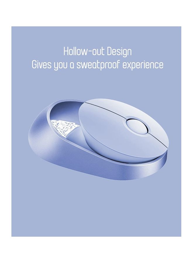 Ralemo AIR 1 Wireless Mouse with Multi-Device Technology (Bluetooth) & 1600 Adjustable DPI Button for Optical Tracking, Compatible with Windows / Chromebook / PC / Laptop Purple