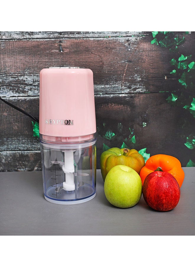 KRYPTON Mini Food Chopper 300 ml 250 W KNMC6151 pink  - Image 4
