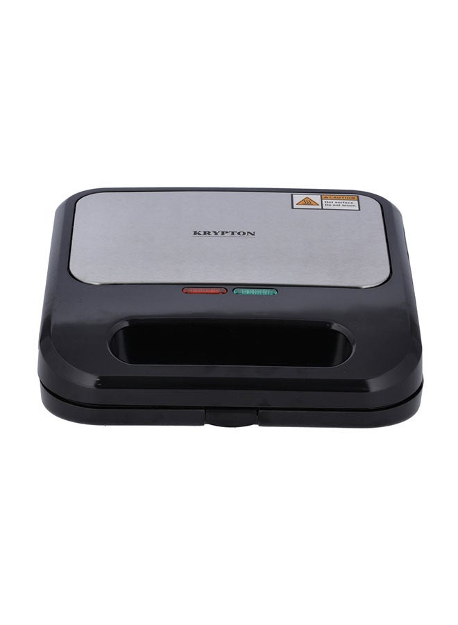 KRYPTON 3-in-1 Multi Snacks Maker With Detachable Plates 850 W KNSM6300 Silver/Black  - Image 1