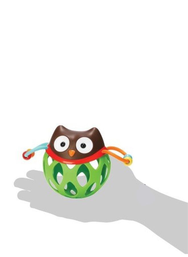 Skip Hop Explore And More Roll Around Rattle Owl- Red/White/Black, 303100-CNSZP 6.5x3.5x4.75cm - Image 5