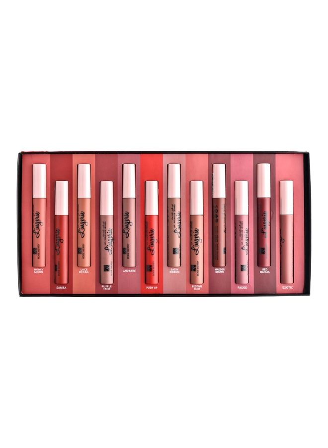 ROSE BERRY 12-Piece Lip Set Multicolour - Image 3