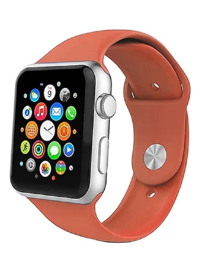 MARGOUN - 3-Piece Silicone Replacement Band Set For Apple Watch 42/44/45mm Blue / White / Melon - Image 1