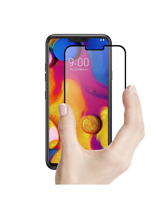 MARGOUN 3D Tempered Glass Screen Protector For LG V50 ThinQ 5G Clear - Image 2