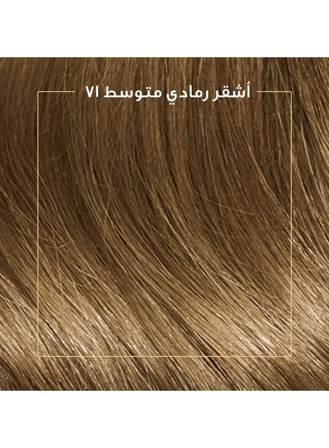 WELLA Koleston Oil Color Cream Medium Ash Blonde 7/1 - Image 4