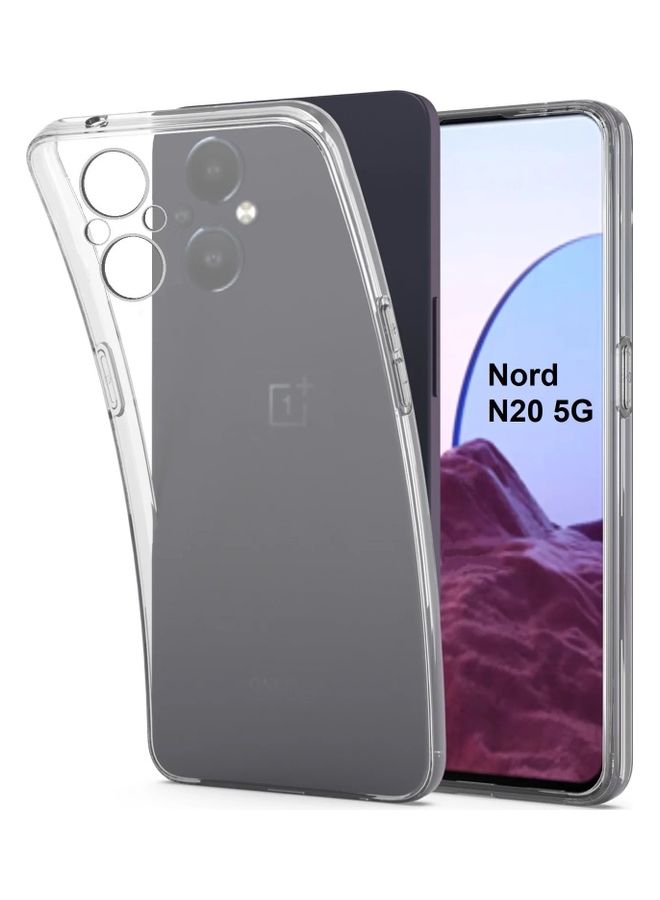 MARGOUN - OnePlus Nord N20 5G Clear Case Ultra Slim Soft Shockproof Transparent TPU Cover 6.43 Inch Clear - Image 1