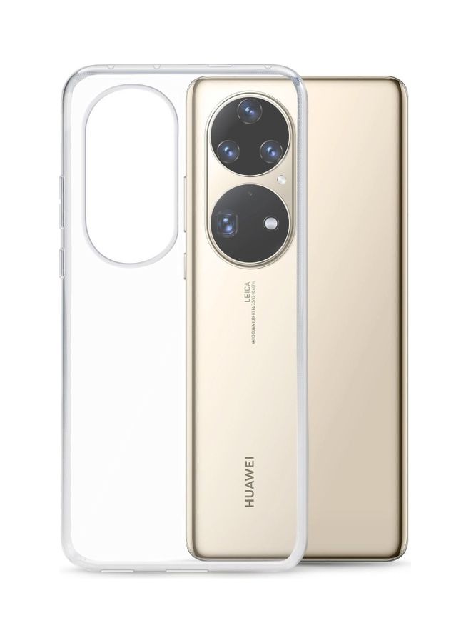 MARGOUN Ultra Slim Soft Shockproof Transparent TPU Clear Case Cover For Huawei P50 Pro 6.0 inch Clear  - Image 1