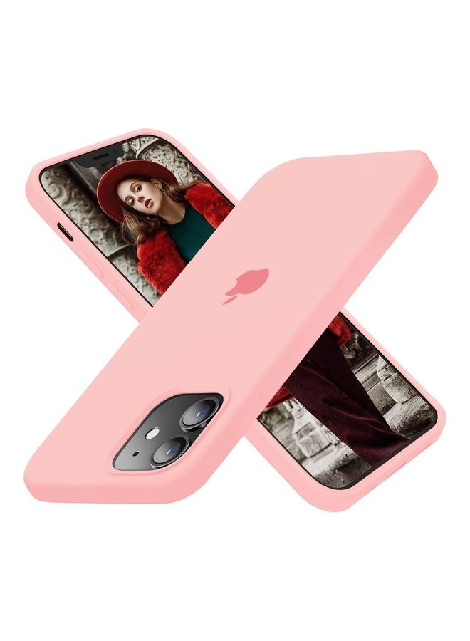 MARGOUN - 3Pack for iPhone 12 Pro and iPhone 12 Silicone Case Soft Slim Liquid Gel Silicone Shockproof Phone Cover Microfiber Lining Full Body Protection 6.1 inch Black/Light Pink/White - Image 1