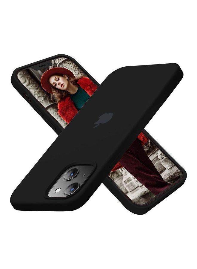 MARGOUN 3 Pack Silicone Case Soft Slim Liquid Gel Silicone Shockproof Phone Cover Microfiber Lining Full Body Protection For Apple iPhone 13 6.1 inch Black/White/Stone - Image 2