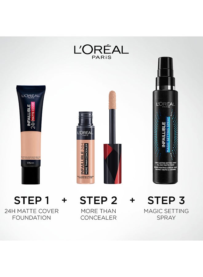 Infaillible 24H Matte Cover Foundation 25 Ivory -Oil Control,High Coverage Rose Ivory