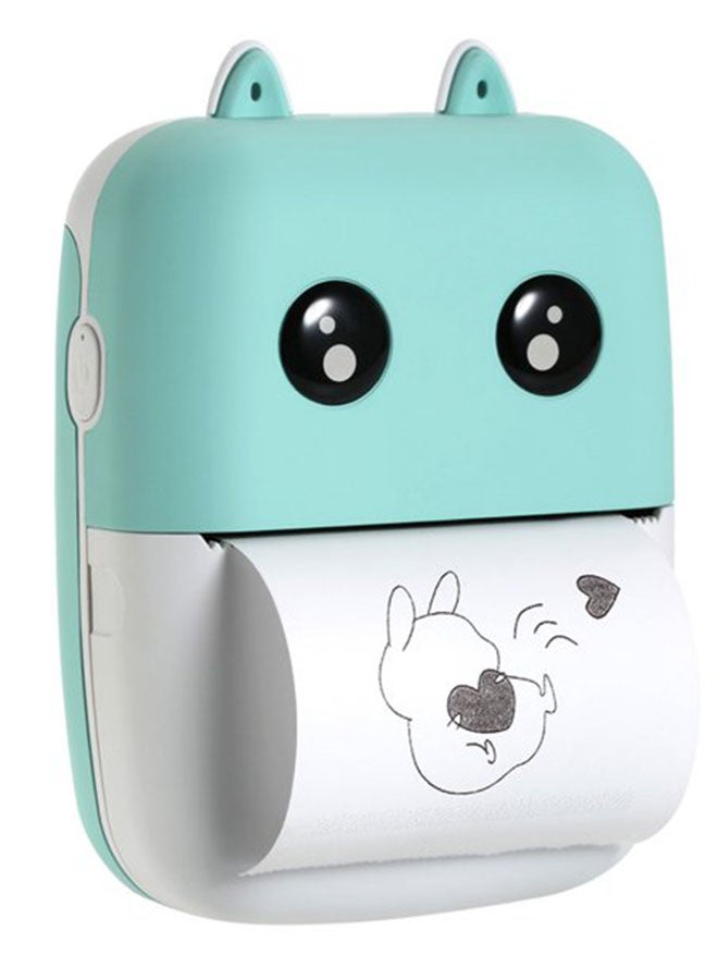 Aibecy Wireless Pocket Printer With Printing Paper Roll And Charging Cable Blue/White  - Image 3