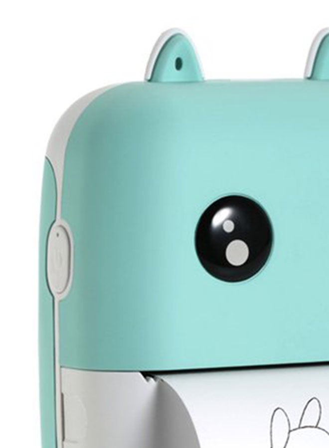 Aibecy Wireless Pocket Printer With Printing Paper Roll And Charging Cable Blue/White  - Image 4