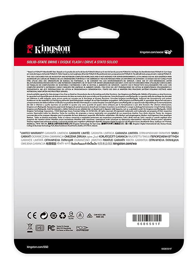Kingston 500G NV1 M.2 2280 NVMe SSD 500.0 GB  - Image 3