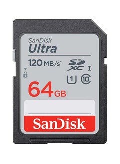 Sandisk Ultra SDXC UHS-I 120MB/s Class 10 Memory Card 64 GB  - Image 1
