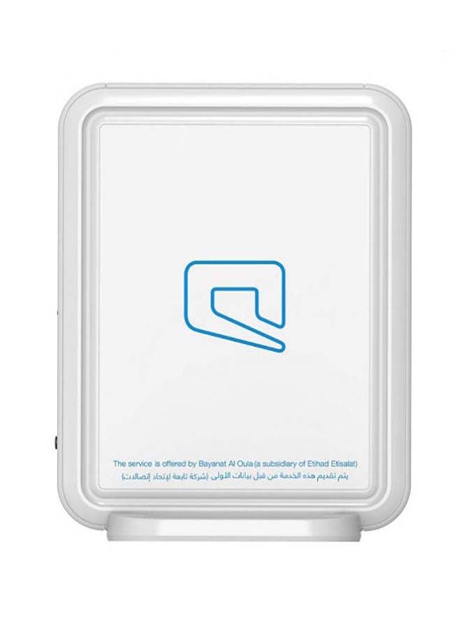 Mobily 4G LTE Wifi Router - Download up to 300 Mbps / Upload up to 50 Mbps - Connect -Up to 64 user - Supports Mobily Network Only - 124GN | White - Image 2