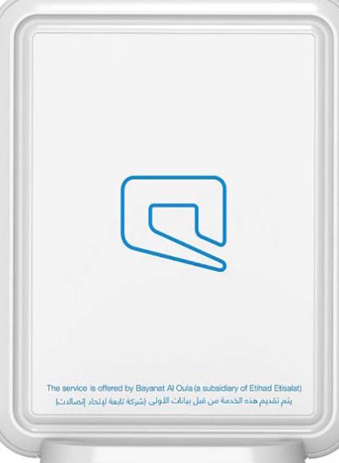 Mobily 4G LTE Wifi Router - Download up to 300 Mbps / Upload up to 50 Mbps - Connect -Up to 64 user - Supports Mobily Network Only - 124GN | White - Image 3