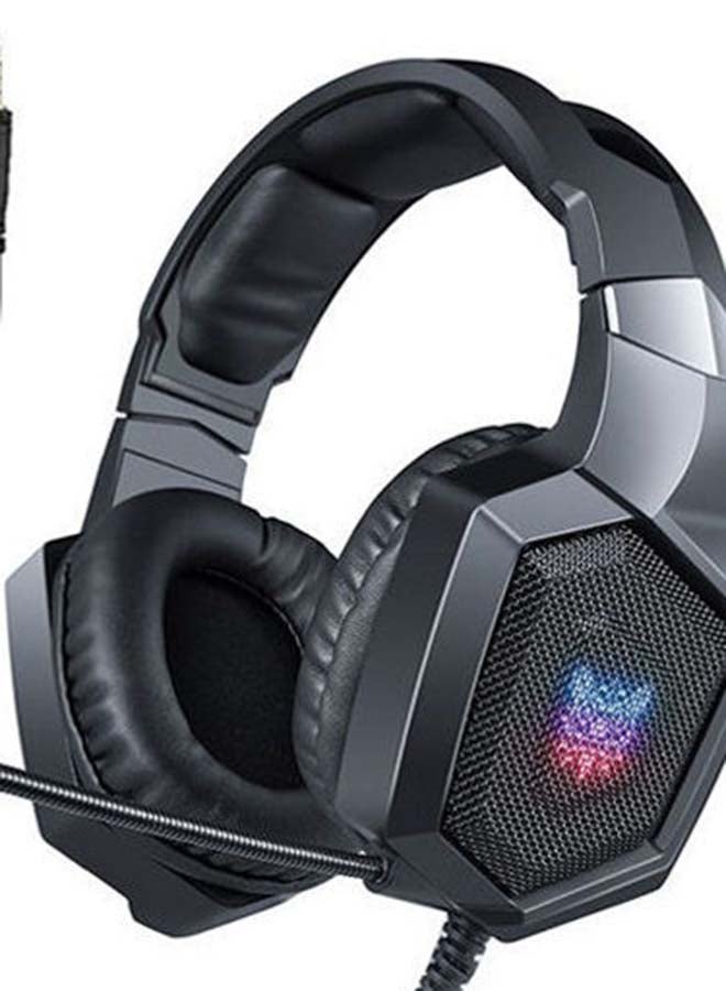 onikuma Gaming Headset - Updated K8 Headset Gaming for PS4  Xbox One, Stereo Over-ear Headphones & Noise-canceling Microphone with Mic for PC Computer, Black  - Image 3