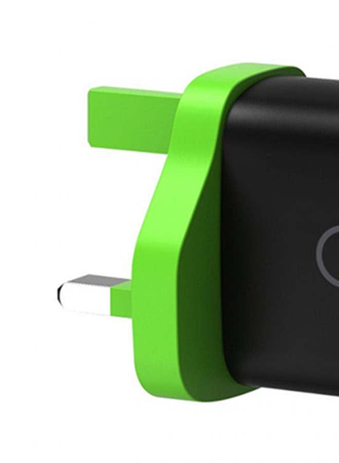 Goui - Mini PD Wall Charger 20W - Compact 2-Port Wall Travel Charger with Power Delivery (PD) and Qualcomm Quick Charge (QC) Technology for Fast Charging of Smartphones, Tablets, and USB Devices - Black - Image 1