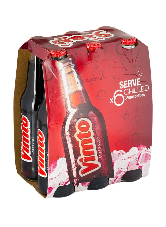 Vimto Sparkling Fruit Flavored Drink 330ml Pack of 6 - Image 1