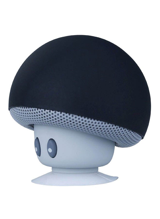 Generic Mushroom Shaped Mini Wireless Bluetooth Stereo Speaker Black  - Image 1