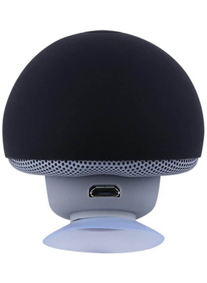 Generic Mushroom Shaped Mini Wireless Bluetooth Stereo Speaker Black  - Image 2