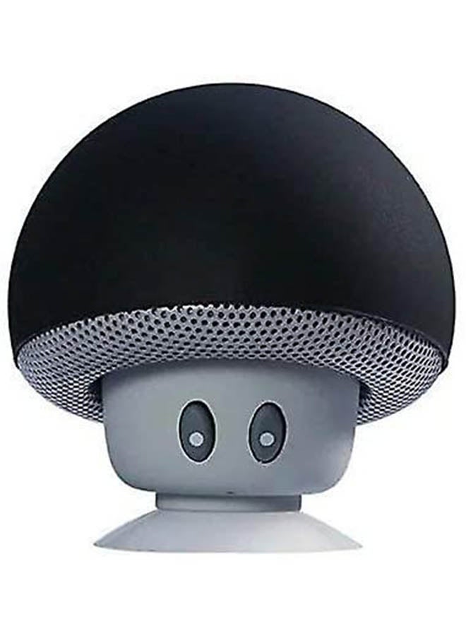 Generic Mushroom Shaped Mini Wireless Bluetooth Stereo Speaker Black  - Image 3