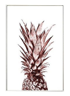 DECOREK Pineapple Printed Canvas Painting Brown 57 x 71 x 4.5cm  - Image 1