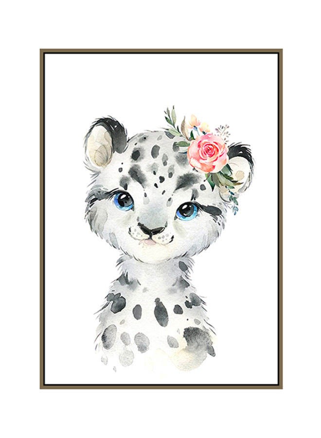 DECOREK - Framed Durable Canvas Printing Multicolour - Image 1