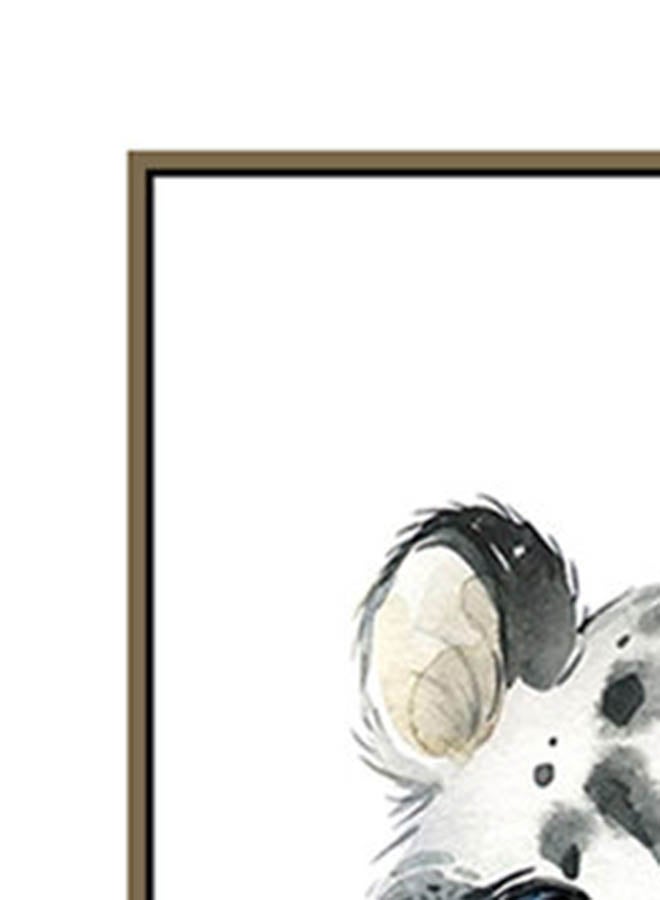 DECOREK - Framed Durable Canvas Printing Multicolour - Image 1